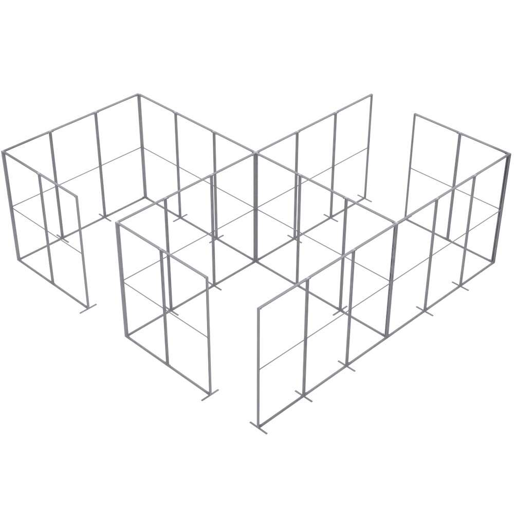 QSEG Office Partition — Tri Office Partition / Full Custom Print